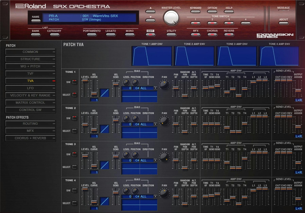 Roland Cloud SRX Orchestra Virtual Instrument Plugin - Lifetime